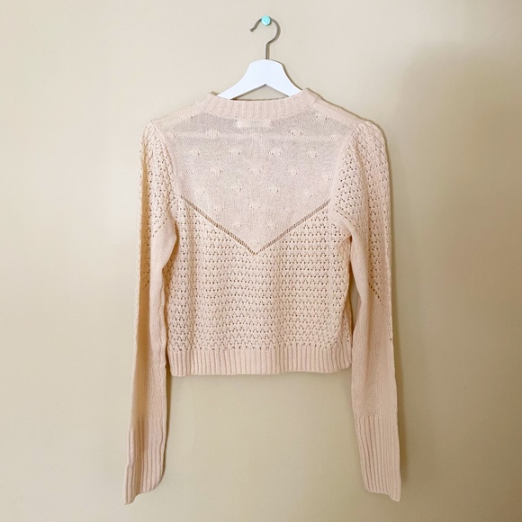 70/21 Hollow Out Cardigan Size S - Picture 2 of 8